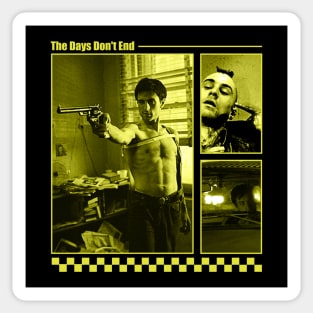 TAXI DRIVER - The days don't end Sticker